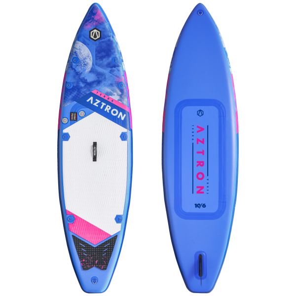 SUP board доска TERRA Touring, 10'6'', 3.2 м  (синий; 10'6''; 9 кг)